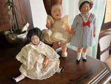 Lot  De  3   Mini Poupées