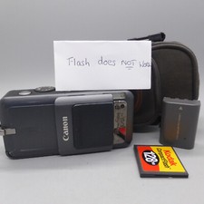 Canon Digital Camera PowerShot S70 7.1MP Black Tested *Read*