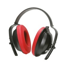 Casque anti-bruit rouge, 19 db