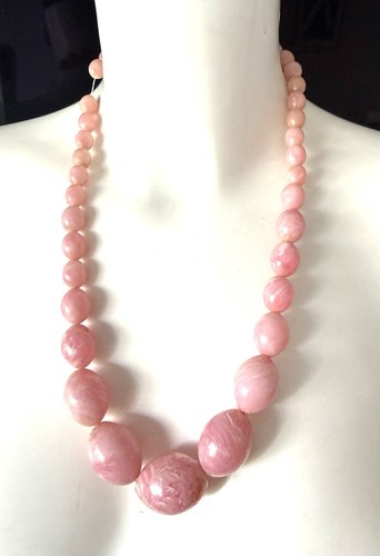 Collier perle résine - collier,