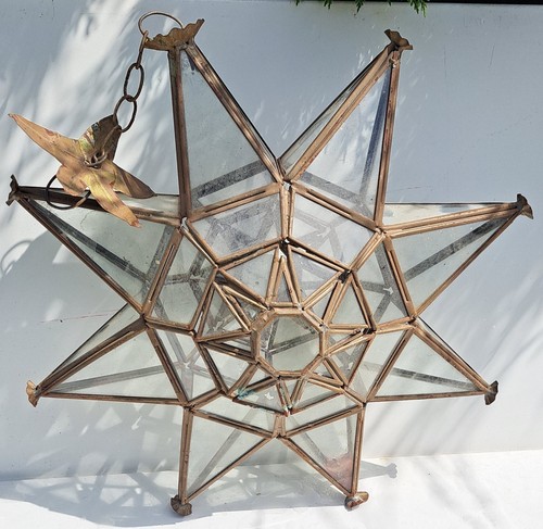 Lanterne métal étoile - mÉtal,