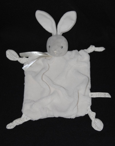 Doudou plat lapin blanc - 🐰,