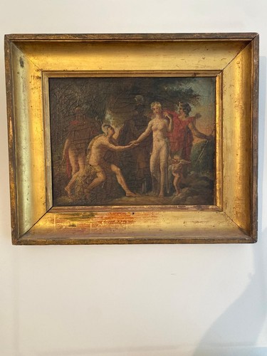 Tableau ancien huile sur - , toile