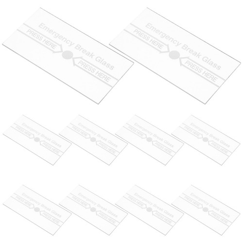 Pcs feuille verre - 10,