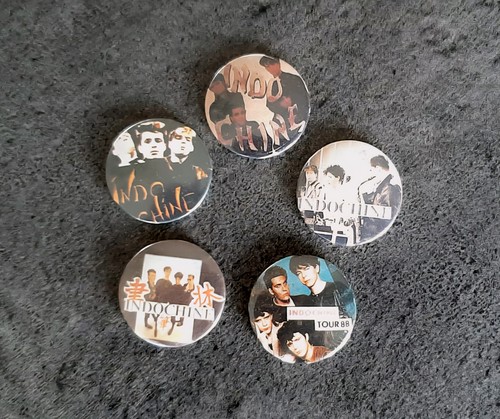 Indochine badges vintages - indochine, 5