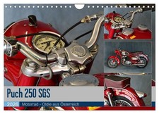 Moto Puch 250 SGS - Oldie de l'Autriche (Calendrier mural 2026 DIN A4 horizontal