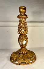 Beau pied de lampe en bois