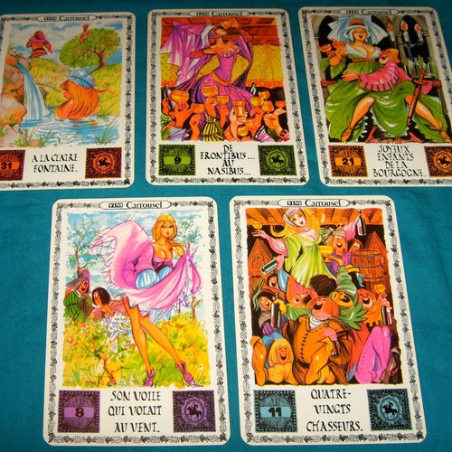 Ancien jeu cartes - jeu, de