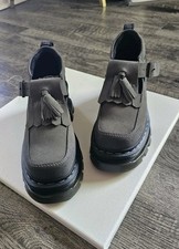 Dr. Martens Corran Waxy Suede Mary Jane Heeled Shoes  37 EU 6  6.5 US