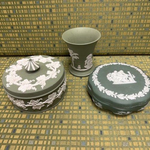 Wedgwood green jasperware - green,