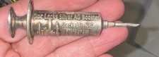 .999 Silver Bocker 2 Troy Oz Syringe Rare Piece Stacked NYC 3.5"