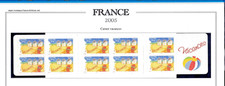 Carnet 10 timbres lettre 20g verte (13.9 Euros)  N° BC53 Vacances