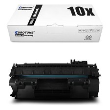 10X Eurotone Eco Toner XXL Pour HP LaserJet P-2055-DN P-2057-X P-2057-D P-2055-D