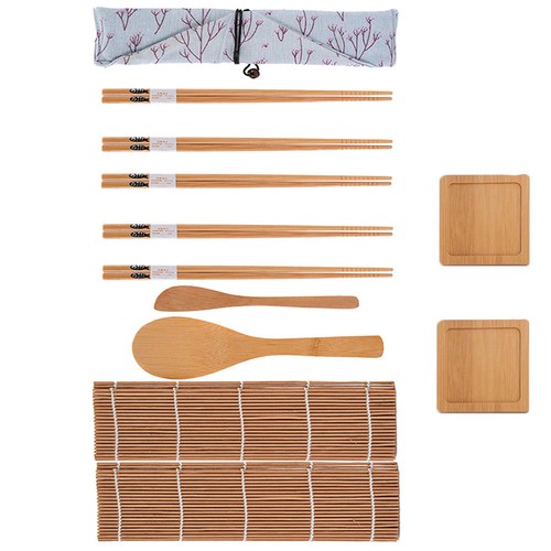 Set sushi maker kit bamboo - 1,