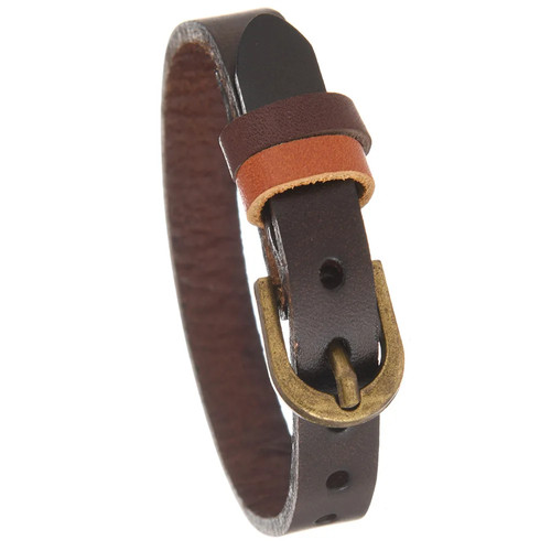 Bracelet punk rock cuir - bracelet,