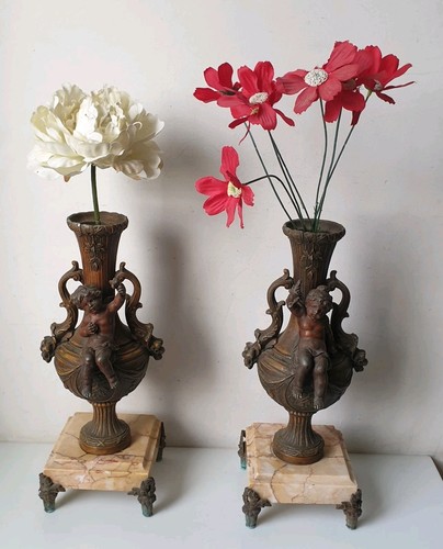 Vases sculpture anges - 2,
