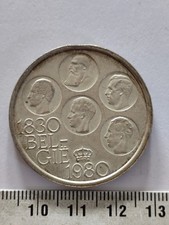 PIECE 500 FRANCS BELGIQUE 1980 150 ans d'indépendance de la Belgique Ref22385J