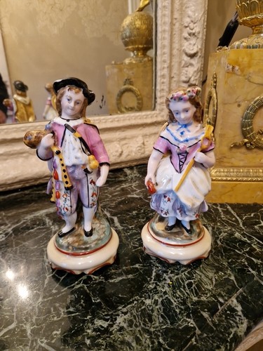 Ancienne paire figurine - ancienne, de