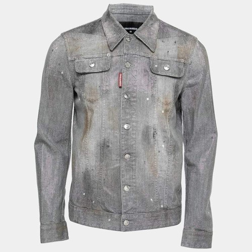 Dsquared2 denim metal studded - metal,