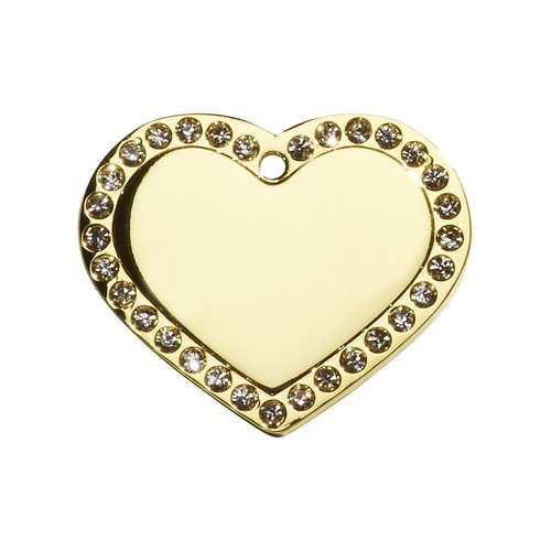 Pendentif avec gravure cœur - pendentif,