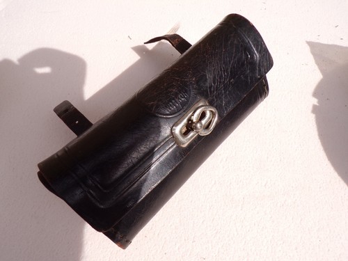 Sacoche velo ancien - velo, cuir
