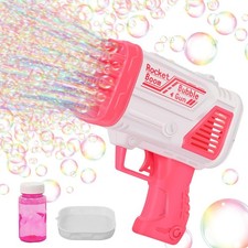 Pistolets à Bulles, 32 Trous Gatling Machine a Bulle, Automatique Gun Bulles,...