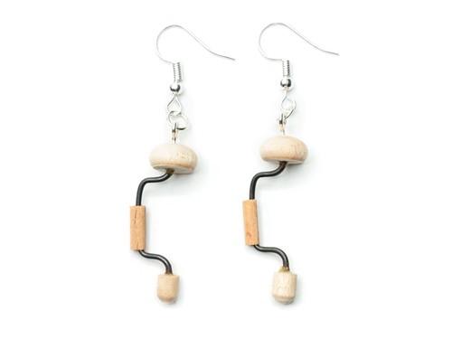 Vrille boucles oreilles - vrille, d'oreilles