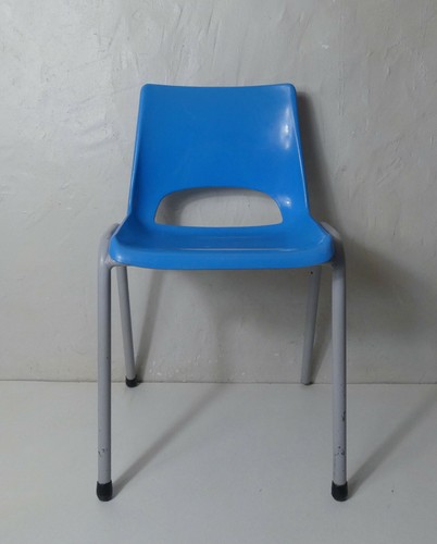 Chaise enfant plastique bleu - chaise,