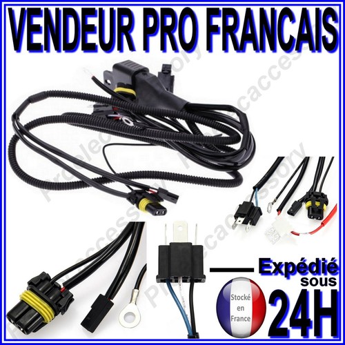 Faisceau câble l xenon - faisceau, h4