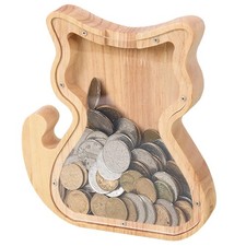 Children's piggy bank transparent piggy bank creative piggy bank personna...