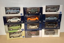 Lot de 12 Citroën, Peugeot, Renault 1/64 Norev Neuf Boite carton