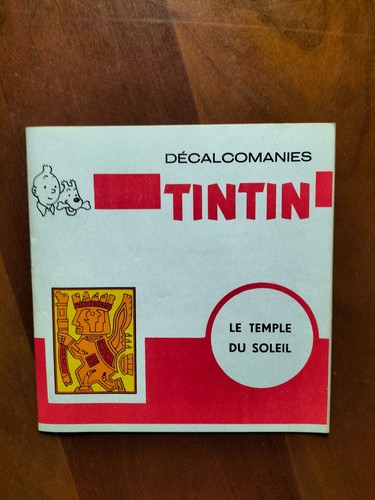 Decalcomanies tintin temple - tintin,
