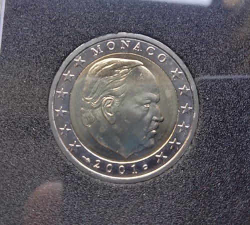 Piece monnaie euro monaco - monnaie,
