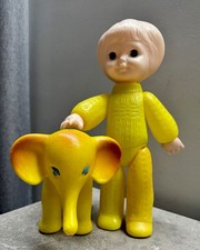 Lot ancien de poupées URSS “ Insolite Animal “ Rare jouets soviétiques en pla...