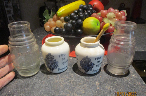 Ancien pot moutarde - 4),