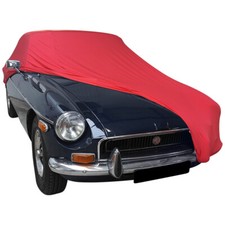 Bâche de protection compatible avec  MG MGB GT pour intérieur Rouge NOUVEAUX