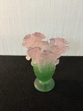 Daum mod2 Pink Crystal Vase