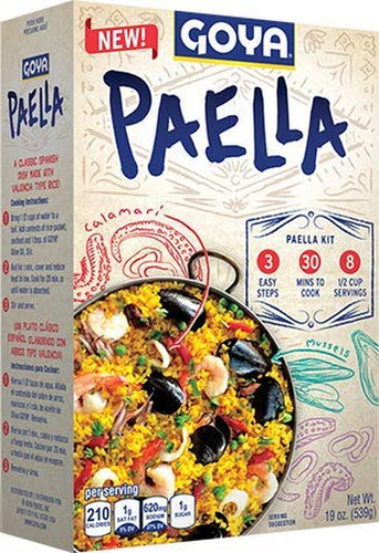 Paella rice dinner - dinner, kit,