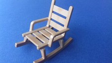 PLAYMOBIL Western - *Rocking chair marron clair pour le repos de vos cow boys