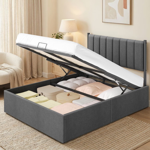Lit coffre 140x190 - lit, sommier
