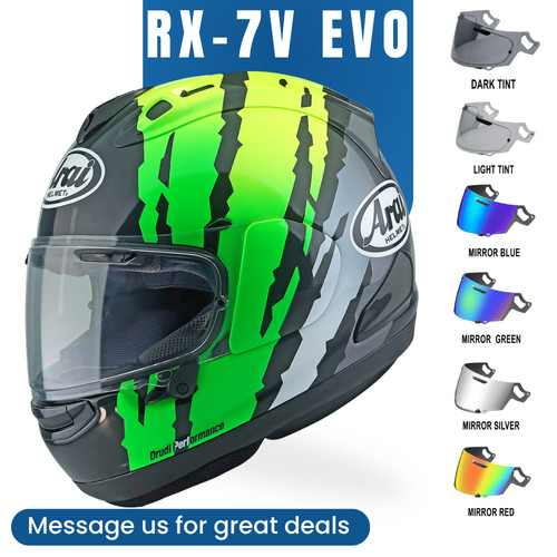 Casque moto jaune arai - de,