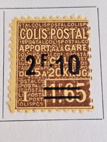 Timbre france colis postaux - colis,