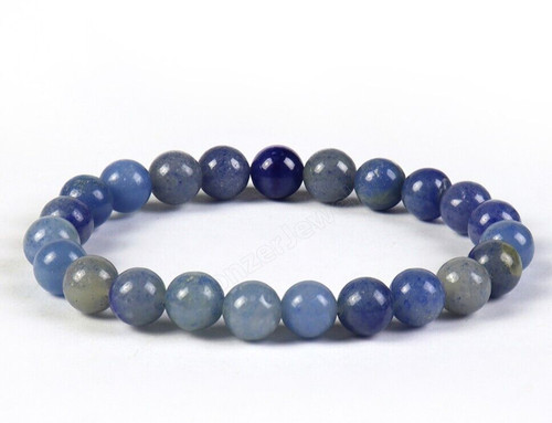 Bracelet perles tanzanite - perles,