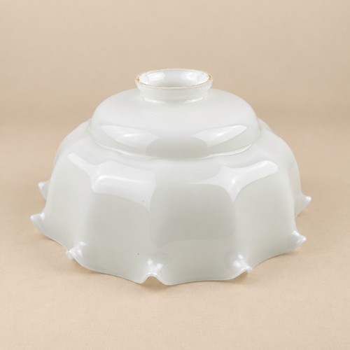 Globe verre opalin blanc - en,