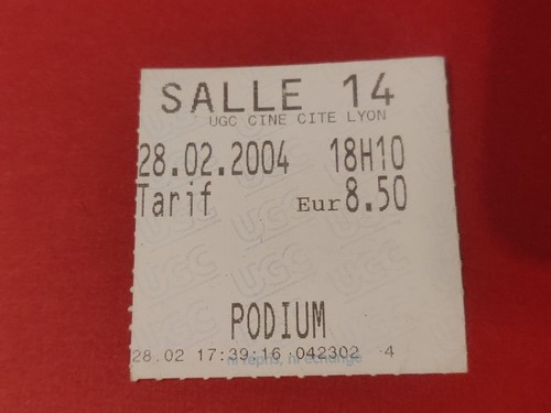 Place cinéma podium 2004 - place,