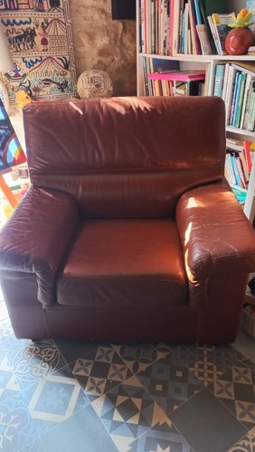 Fauteuil club cuir - fauteuil, en