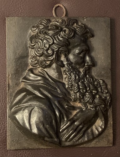 Ancienne plaque fonte bas - plaque, en