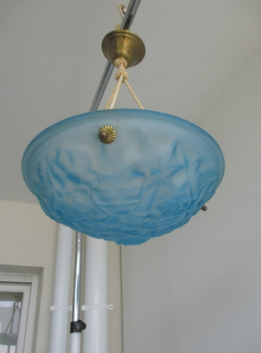 Suspension art déco plafond