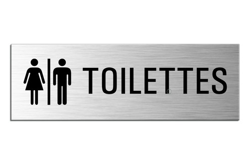 Plaque panneau toilettes - panneau, wc
