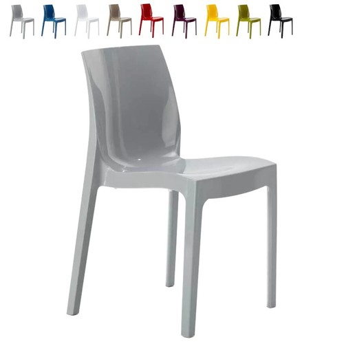 Chaises plastique empilable - en,